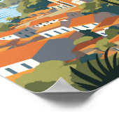 Poster Paraty Brésil Travel Art Vintage (Coin)