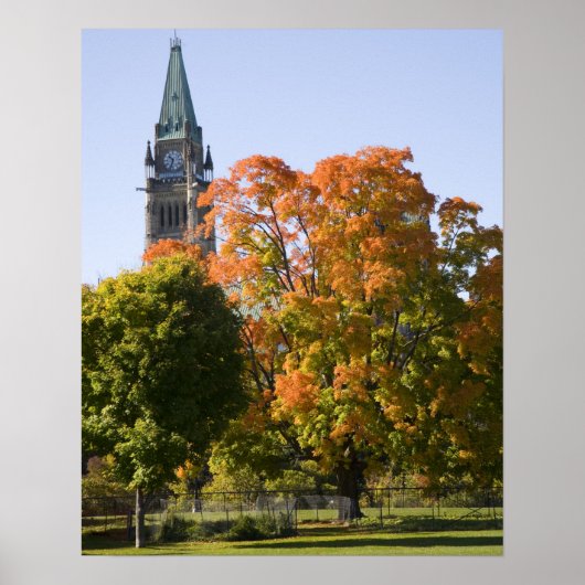 Poster Parc à côté de l'édifice du Parlement à Ottawa, (Devant)