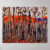 Poster Parc Algonquin, peinture de Tom Thomson, (Devant)