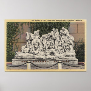Poster Parc commémoratif de Forest Lawn, Mystère de la vi