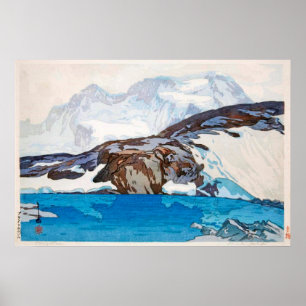 Poster Parc d'attractions, Breithorn Yoshi, Woodcut