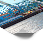 Poster Parc d'attractions Grona Lund, Stockholm, Suède (Coin)