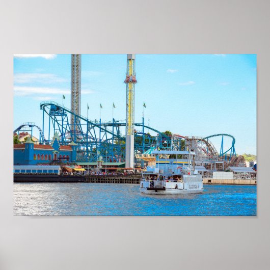 Poster Parc d'attractions Grona Lund, Stockholm, Suède (Devant)