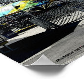 Poster Parc d'attractions Roller Dessous de verre Old Orc (Coin)