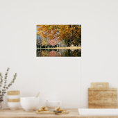 Poster Parc d'automne, Pond (Cuisine)