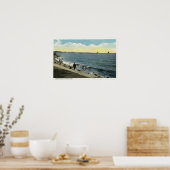 Poster Parc de bord de mer Vue sur le son (Cuisine)