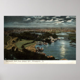 Poster Parc de Fairmount, cru 1906 de Philadelphie