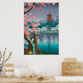 Poster Parc de Ueno par Tsuchiya Koitsu (Cuisine)