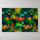 Poster Parc des dinosaures (Devant)