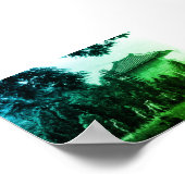 Poster Parc des martyrs de Canton Chine ancienne (Coin)