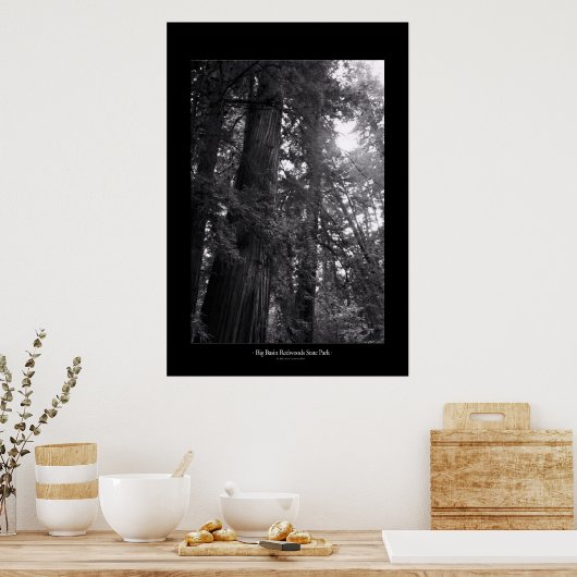 Poster Parc d'état de Big Basin Redwoods (Cuisine)