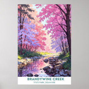 Poster Parc d'état de Brandywine Creek, Delaware