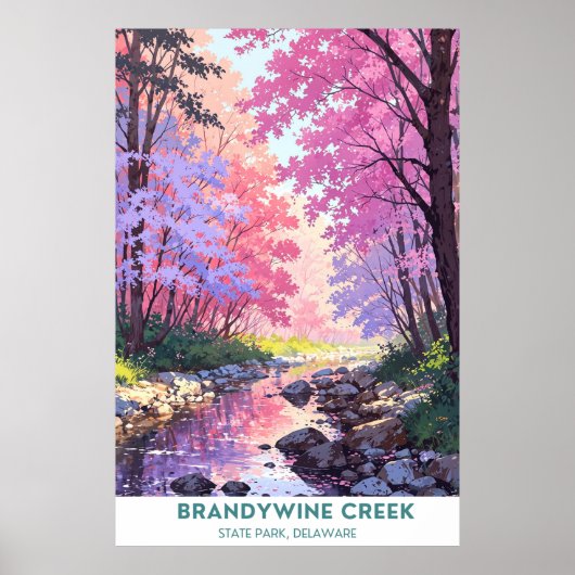 Poster Parc d'état de Brandywine Creek, Delaware (Devant)