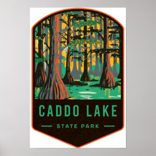 Poster Parc d'état de Caddo Lake