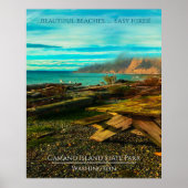 Poster Parc d'état de Camano Island Texte modifiable et p (Devant)