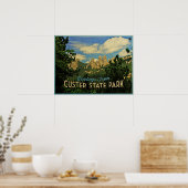 Poster Parc d'état de Custer (Cuisine)