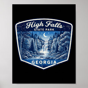 Poster Parc d'État de High Falls cascade nature randonnée