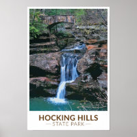 Parc d'État de Hocking Hills Ohio Art