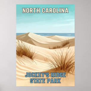 Poster Parc d'état V03 de North Carolina Jockey's Ridge