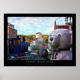 Poster Parc d'ours de nounours