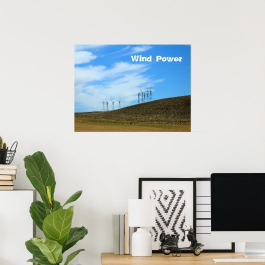 Poster - Parc éolien (Bureau à domicile)