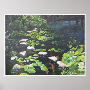 Poster Parc Lillies de Zilker