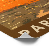 Poster Parc national Arches Utah Park Avenue Trail 2 (Coin)