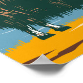 Poster Parc national Aulavik Vintage Muskox Canada (Coin)