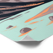 Poster Parc national Auyuittuq Canada Tourisme et art Vin (Coin)