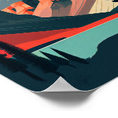 Poster Parc national Banff Art contemporain (Coin)