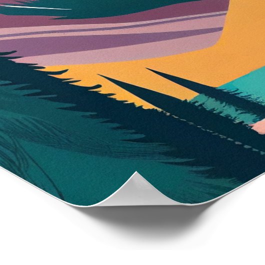 Poster Parc national Banff Contemporain (Coin)