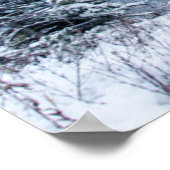 Poster Parc national Banff en hiver (Coin)