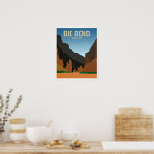 Poster Parc national Big Bend (Cuisine)