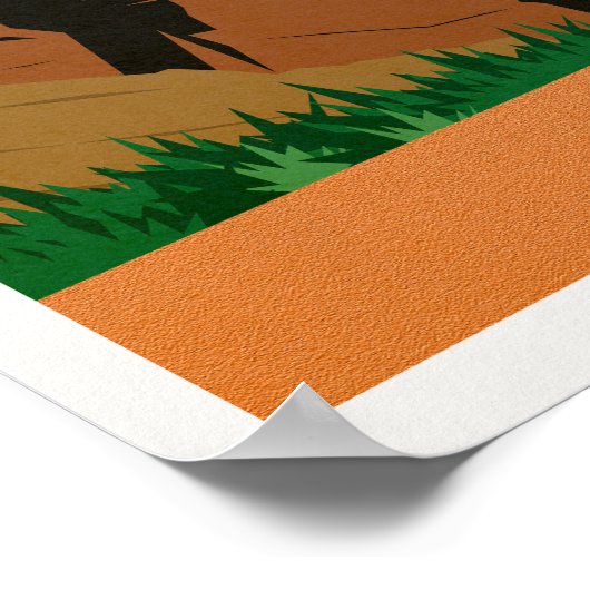 Poster Parc national Big Bend (Coin)