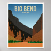Poster Parc national Big Bend (Devant)