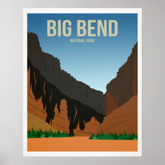 Poster Parc national Big Bend
