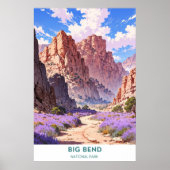 Poster Parc national Big Bend (Devant)