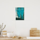 Poster Parc national Carlsbad Caverns Vintage (Cuisine)