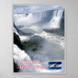 Poster Parc national - Cascades d'Iguazú - Argentine -