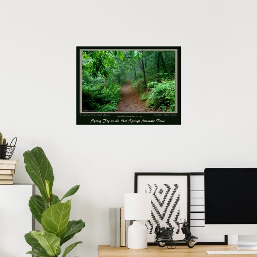 Poster Parc national Centennial Hot Springs Mt Trail (Bureau à domicile)