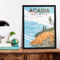 Parc national d'Acadia Phare de Bar Harbor Maine