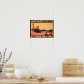 Poster Parc national d'Arches Utah Sentier de Balanced Ro (Cuisine)