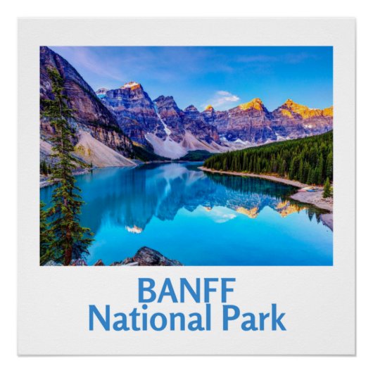 Poster Parc national de Banff (Devant)