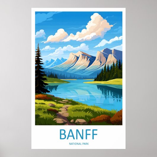 Poster Parc national de Banff 1 (Devant)