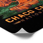 Poster Parc national de Chaco Canyon (Coin)