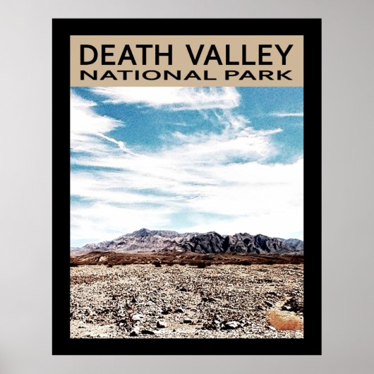 Poster Parc national de Death Valley (Devant)
