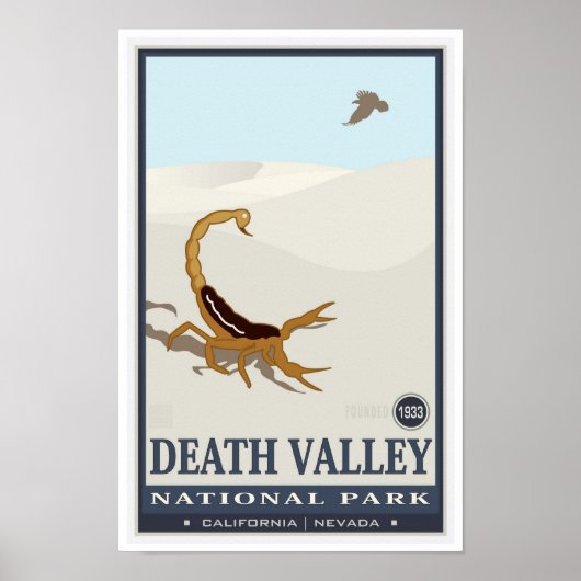 Poster Parc national de Death Valley 2 (Devant)