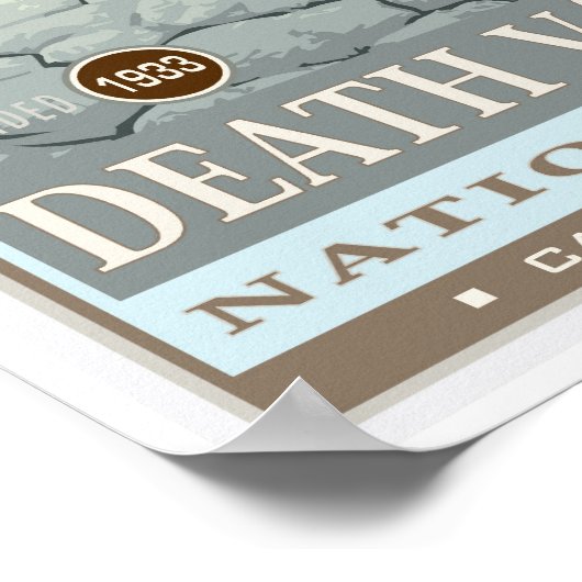 Poster Parc national de Death Valley 3 (Coin)