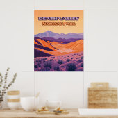 Poster Parc national de Death Valley Californie Nevada (Cuisine)