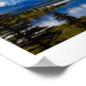 Poster Parc national de Denali, paysage naturel et citati (Coin)